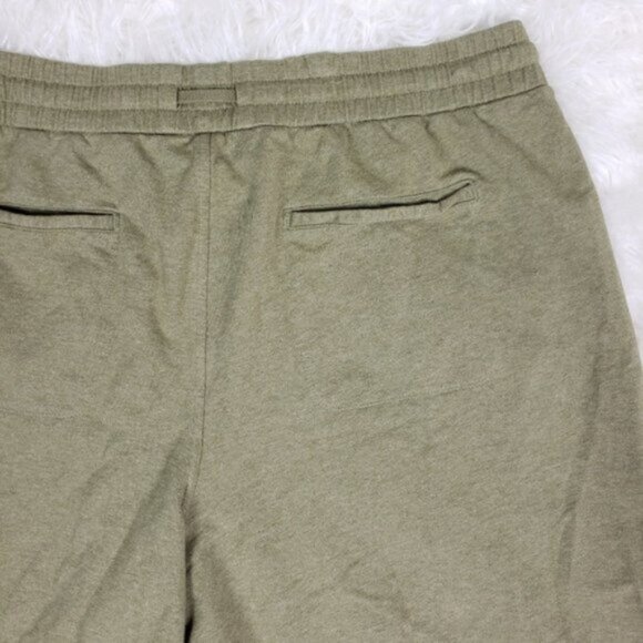 Athleta Farallon Heathered Wide Crop Pants Shadow Olive Heather Plus size 24 - Picture 10 of 12
